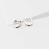 Supersmith Inc Native Earth Collection Inlay Huggie Earrings