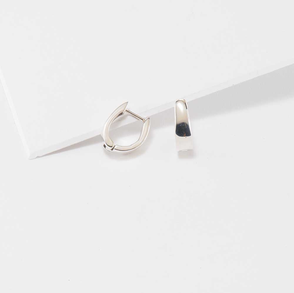 Supersmith Inc Silver Country Collection Huggie Earrings