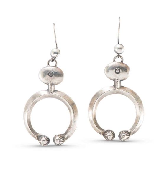 Jesse Robbins Coin Silver Naja Earrings