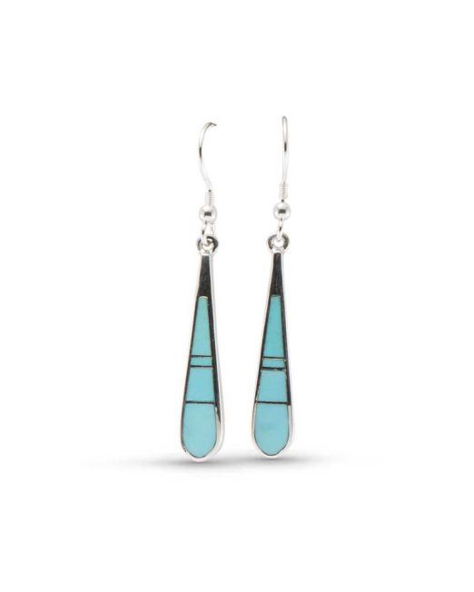 Supersmith Inc Arizona Blue Collection Inlay Earrings