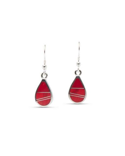 Supersmith Inc Rosarita Collection Teardrop Inlay Earrings