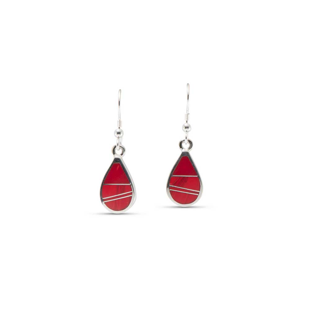 Supersmith Inc Rosarita Collection Teardrop Inlay Earrings