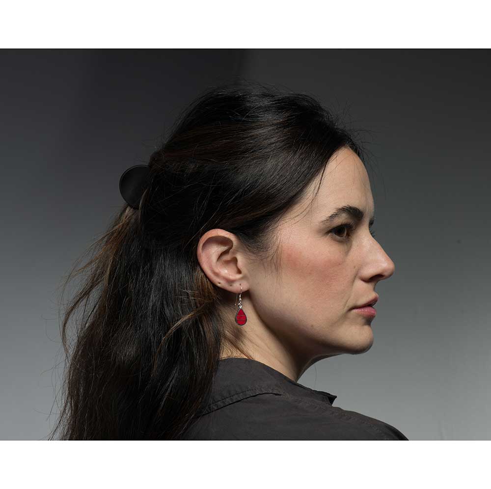 Supersmith Inc Rosarita Collection Teardrop Inlay Earrings