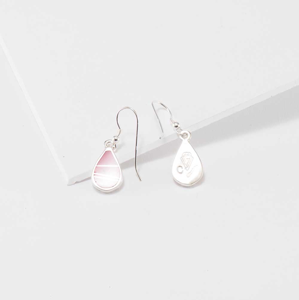 Supersmith Inc Rosarita Collection Teardrop Inlay Earrings