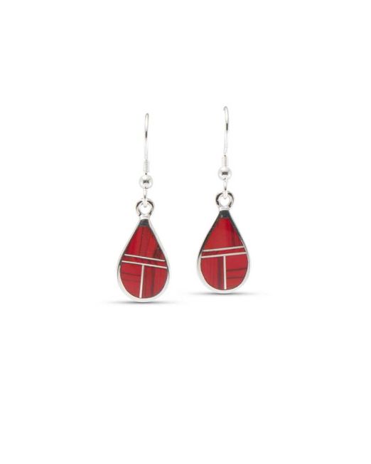 Supersmith Inc Rosarita Collection Teardrop Inlay Earrings