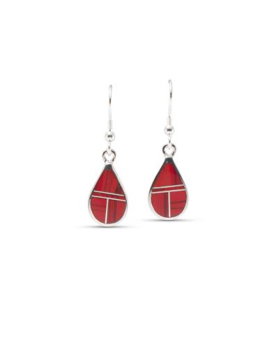 Supersmith Inc Rosarita Collection Teardrop Inlay Earrings
