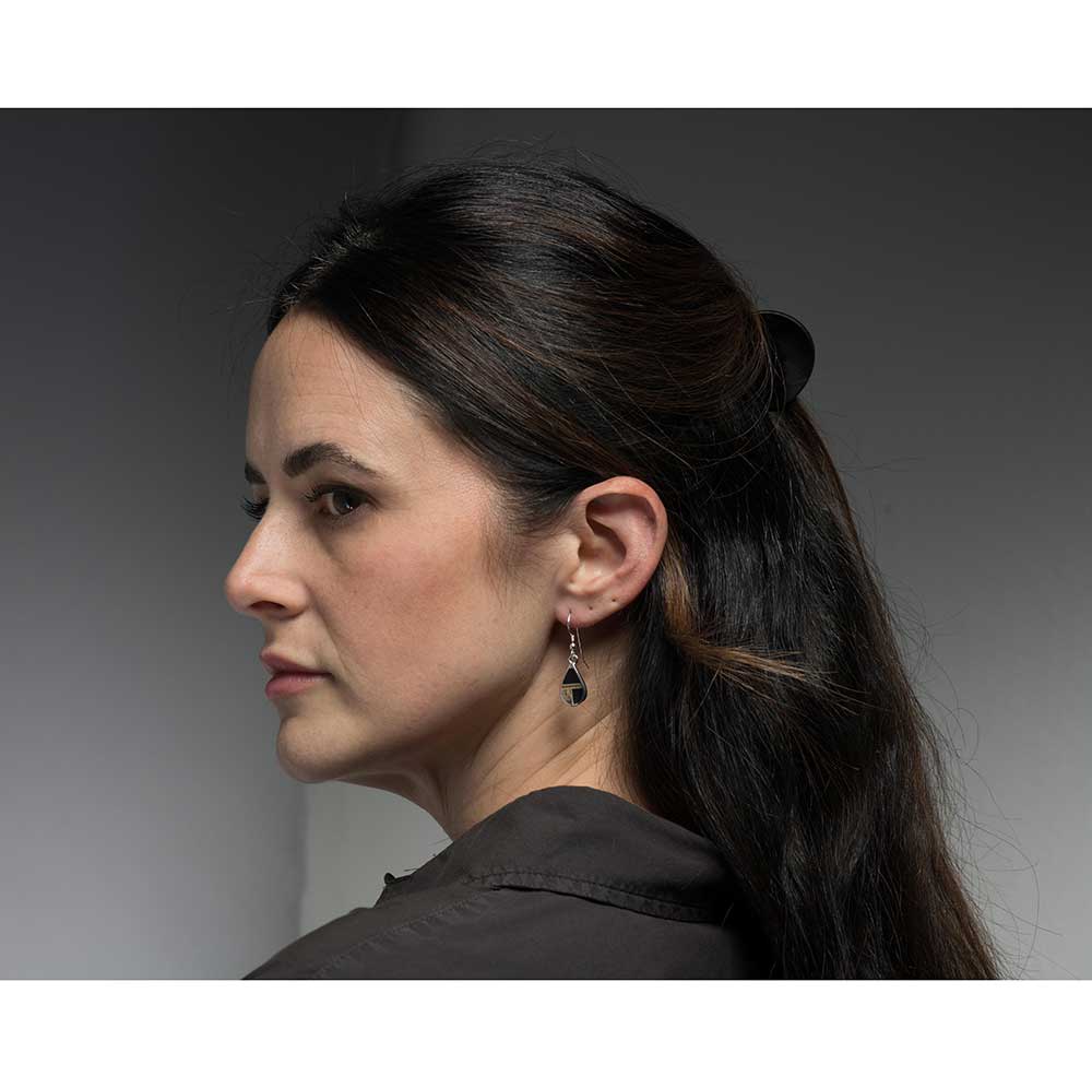 Supersmith Inc Native Earth Collection Teardrop Inlay Earrings
