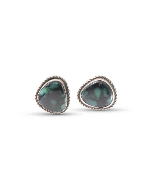 Variscite and Twisted Wire Studs