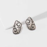 Silver Overlay Post Earrings