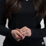 Maria Samora High Polish Silver Pyramid Ring