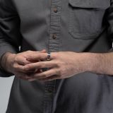 Norbert Peshlakai Sterling Silver Ring