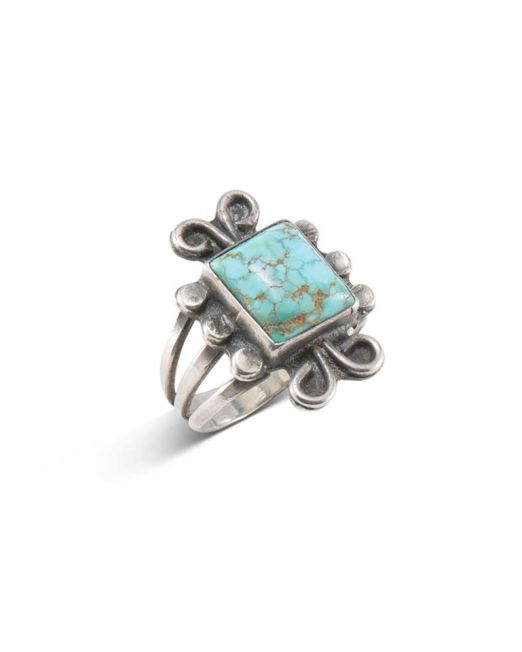 Vintage Navajo Turquoise Ring First Quarter 20th Century