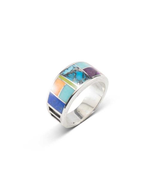 Supersmith Inc Indian Summer Collection Inlay Ring