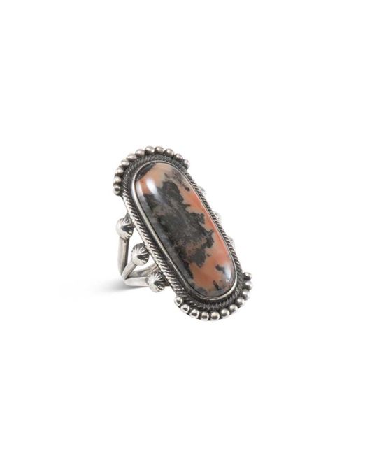 Vintage Navajo Petrified Wood Ring