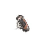 Vintage Navajo Petrified Wood Ring