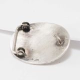 Victor Coochwytewa Deer Overlay Belt Buckle