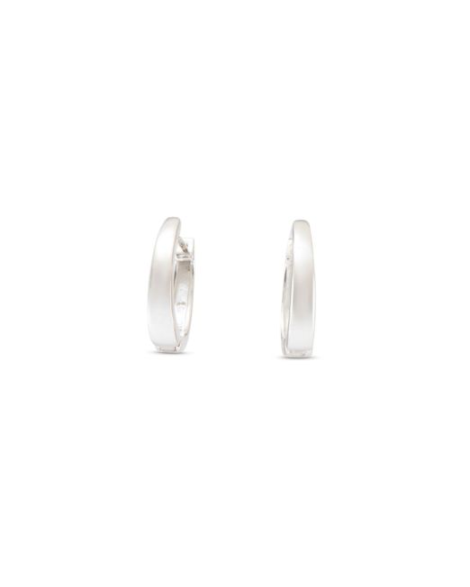 Supersmith Inc Silver Country Collection Thin Huggie Earrings