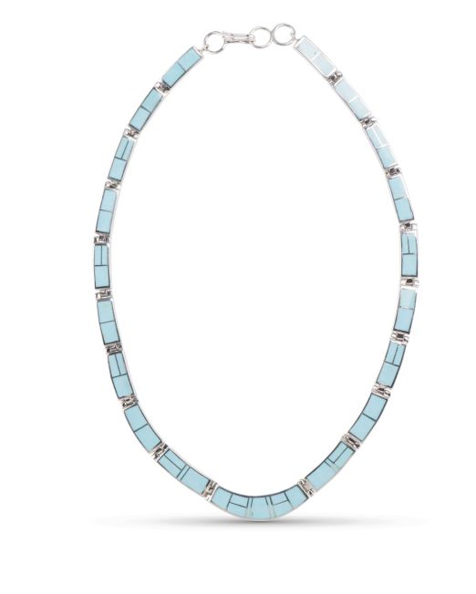 Supersmith Inc Arizona Blue Collection Inlay Collar Necklace