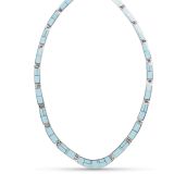 Supersmith Inc Arizona Blue Collection Inlay Collar Necklace