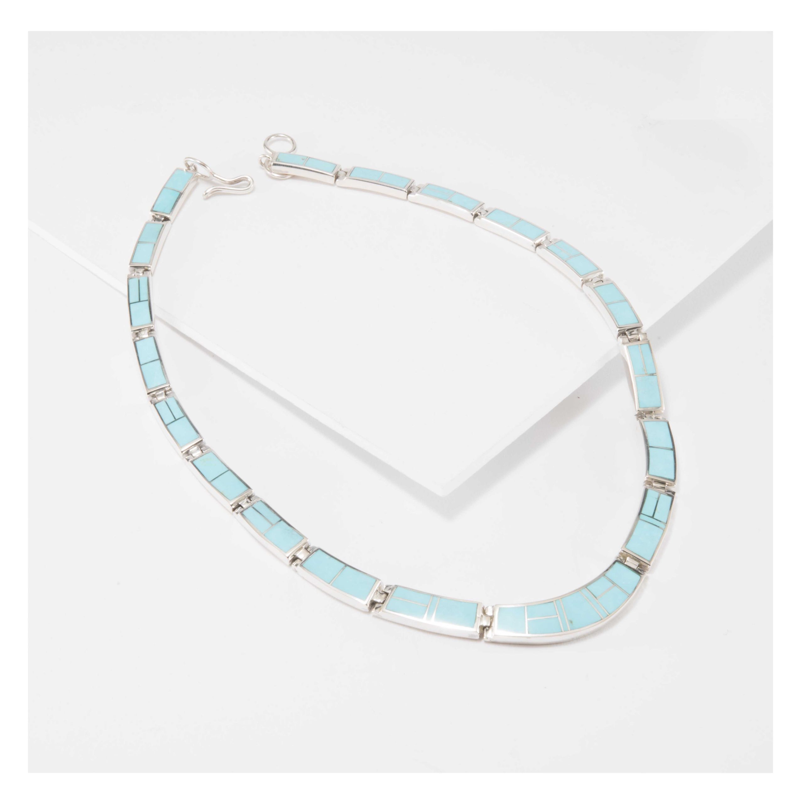 Supersmith Inc Arizona Blue Collection Inlay Collar Necklace
