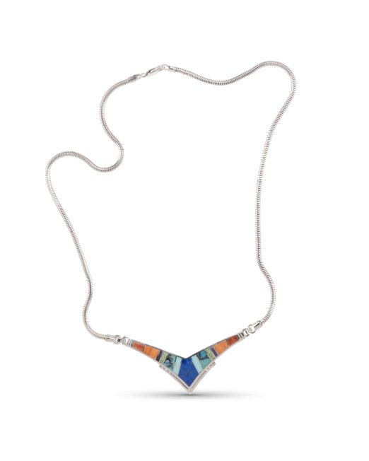 Supersmith Inc Indian Summer Collection Inlay Necklace