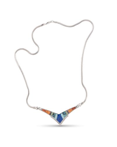Supersmith Inc Indian Summer Collection Inlay Necklace
