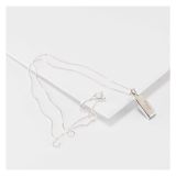 Jimmy Poyer Turquoise and Jet Inlay Necklace
