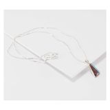 Jimmy Poyer Jasper and Turquoise Inlay Necklace