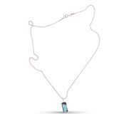Jimmy Poyer Turquoise and Jet Inlay Necklace