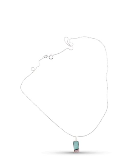 Jimmy Poyer Multi Stone Inlay Necklace
