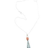 Rose Swett Turquoise and Spiny Oyster Shell Necklace