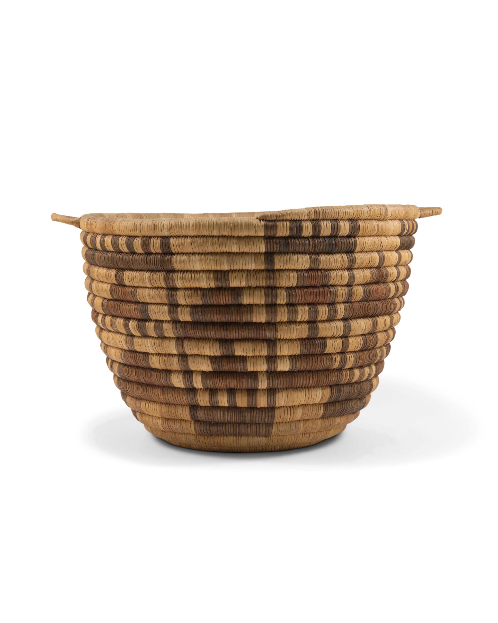 Hopi Coil Basket with Rain Cloud Motif