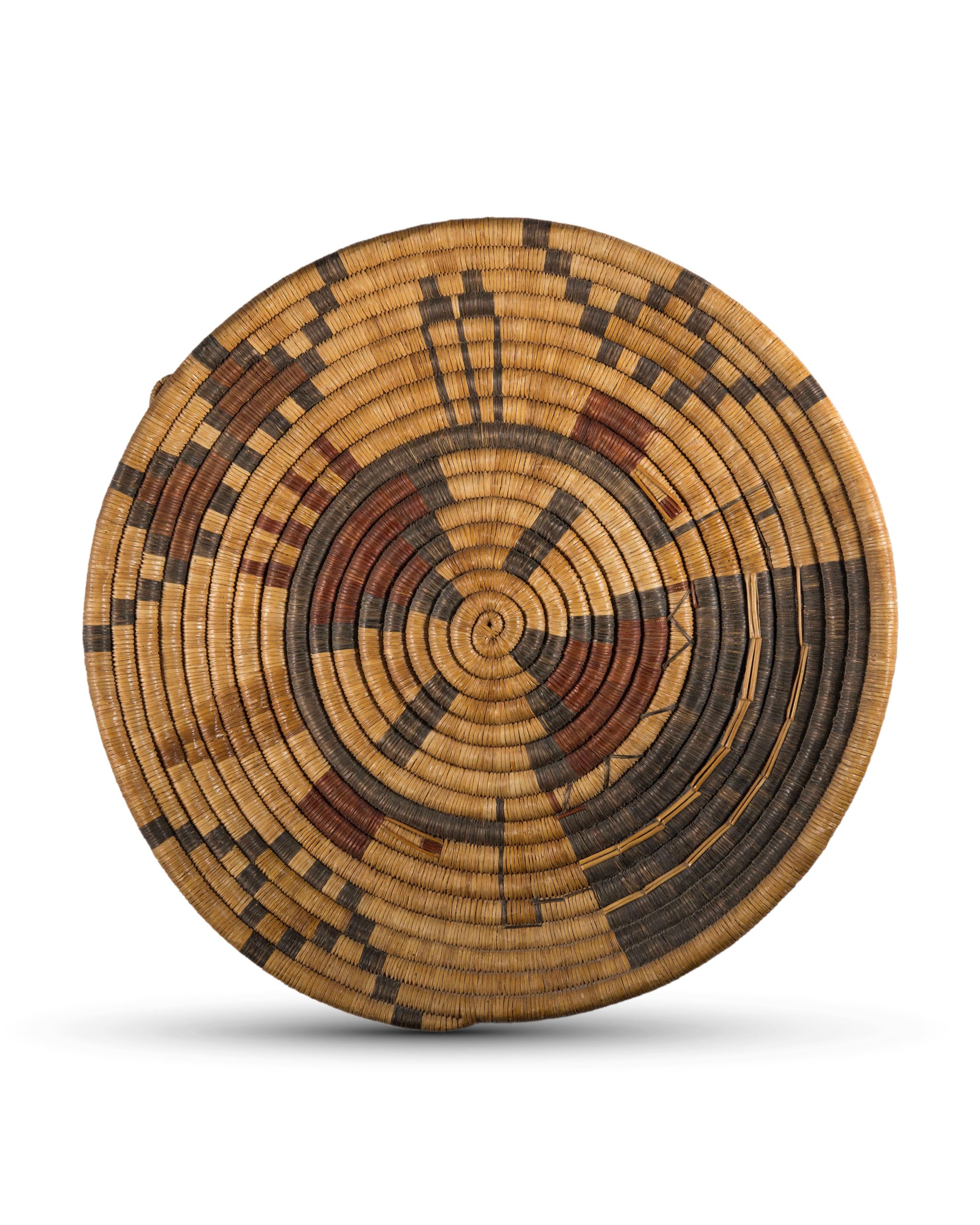 Hopi Coil Plaque with Pahlik Mana Design