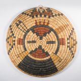 Hopi Coil Plaque with Pahlik Mana Design