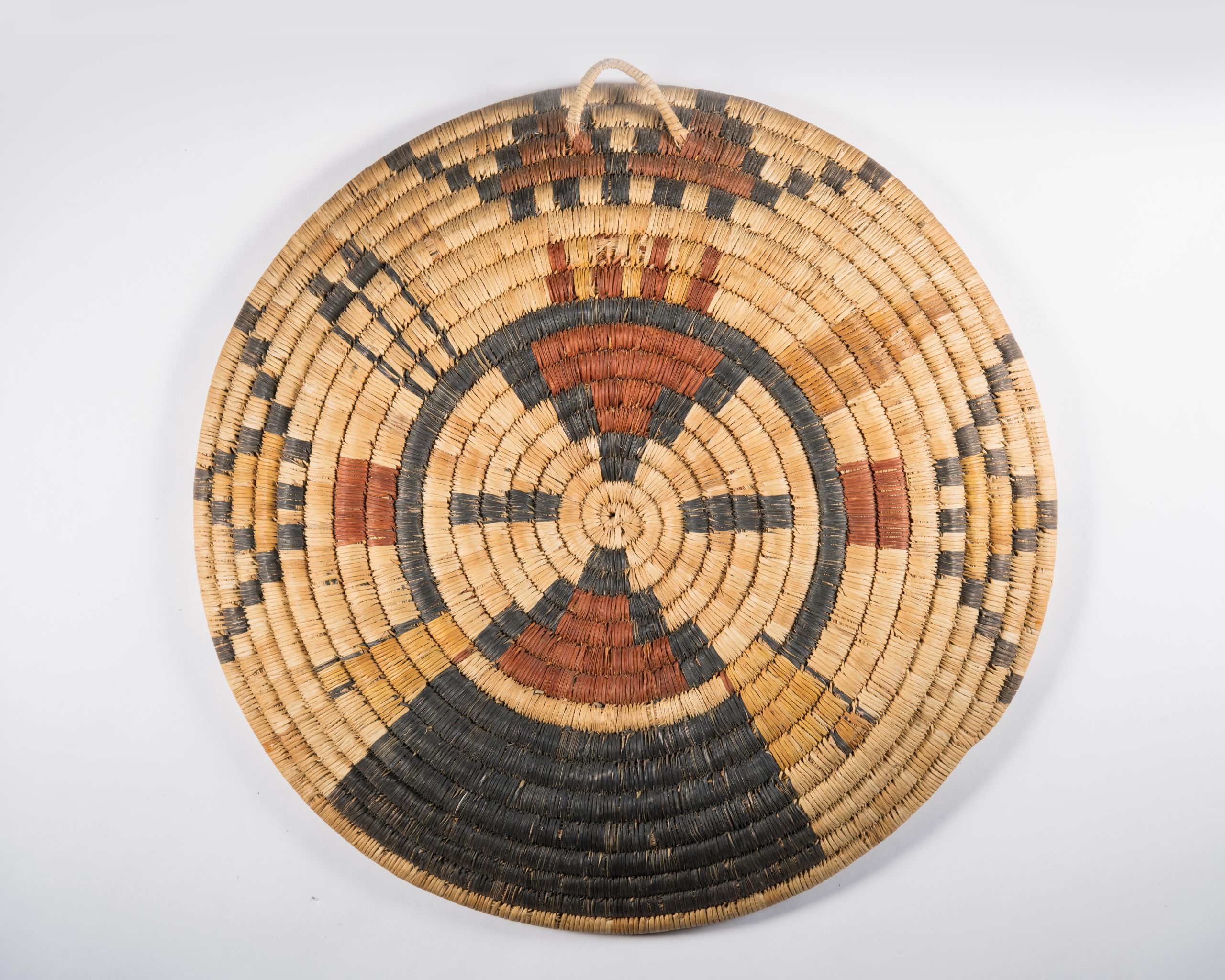 Hopi Coil Plaque with Pahlik Mana Design