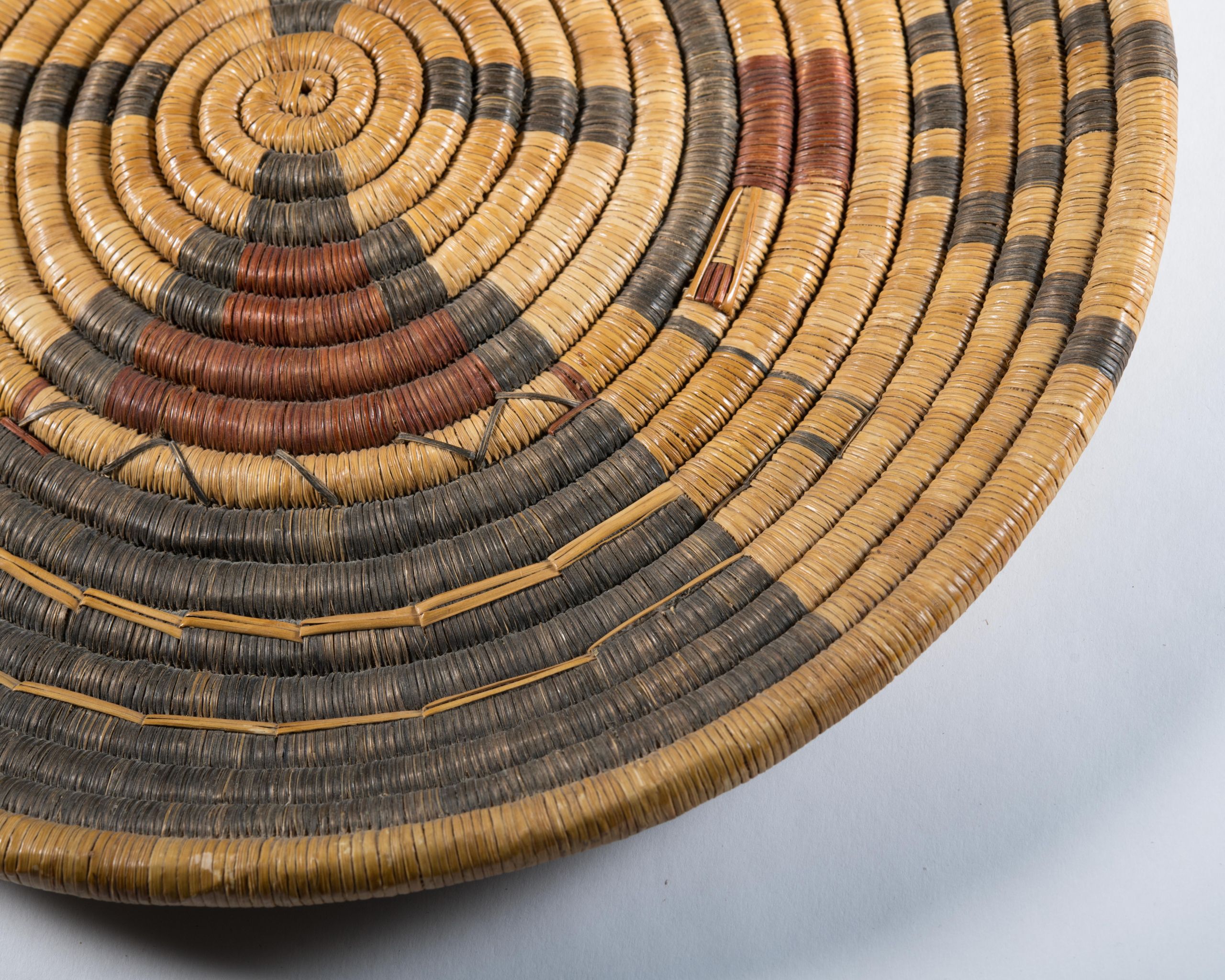 Hopi Coil Plaque with Pahlik Mana Design