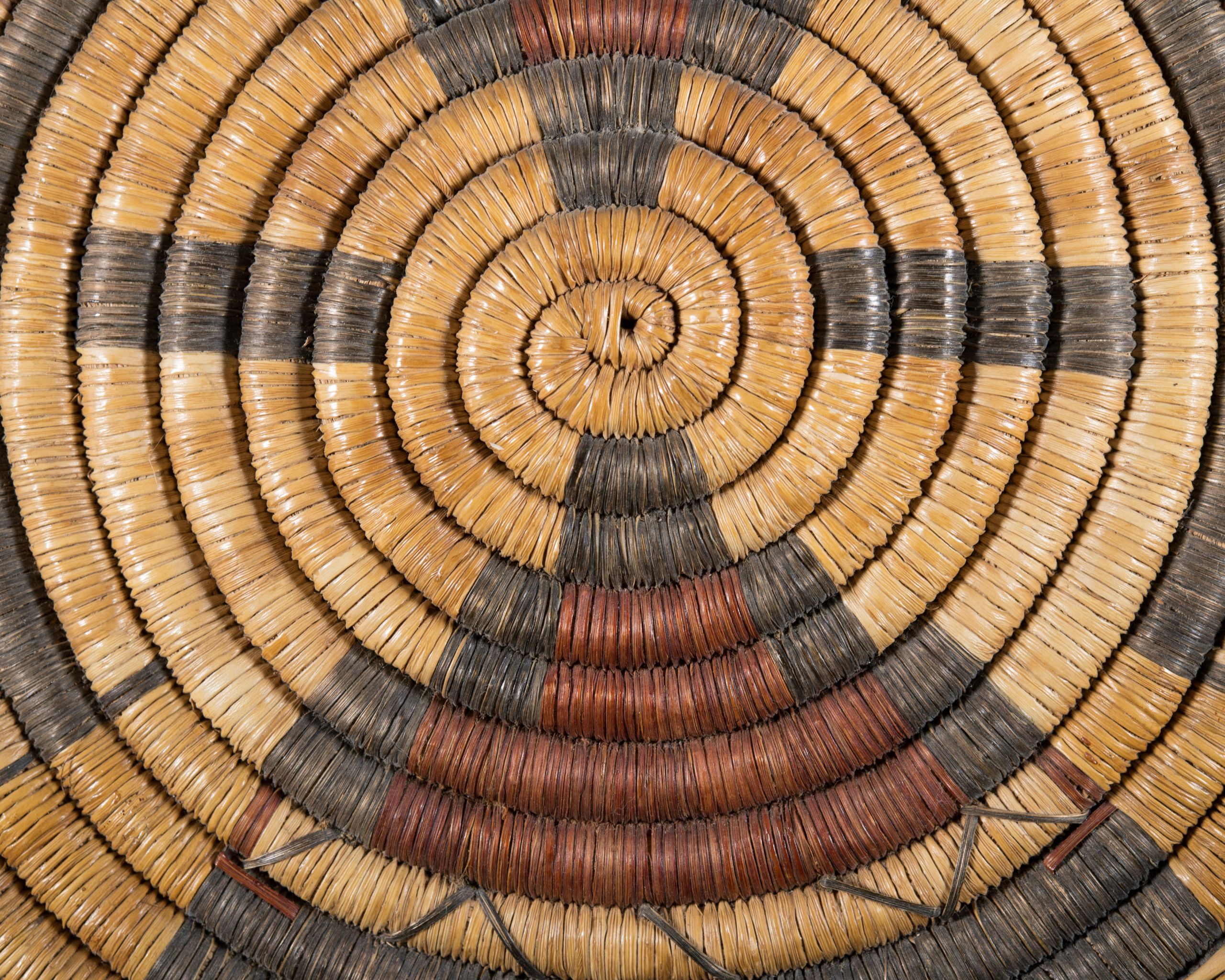Hopi Coil Plaque with Pahlik Mana Design