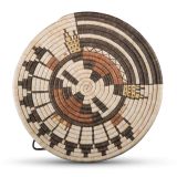 Hopi Coil Plaque with Pahlik Mana Design