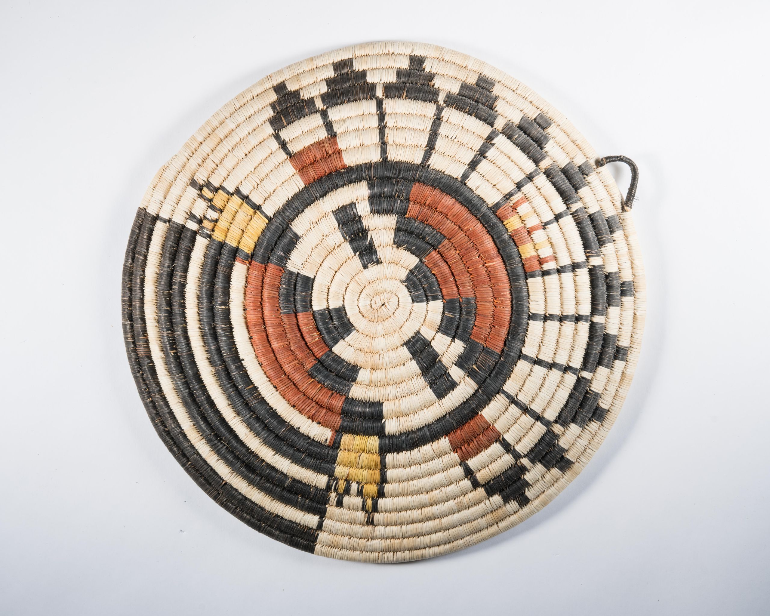 Hopi Coil Plaque with Pahlik Mana Design