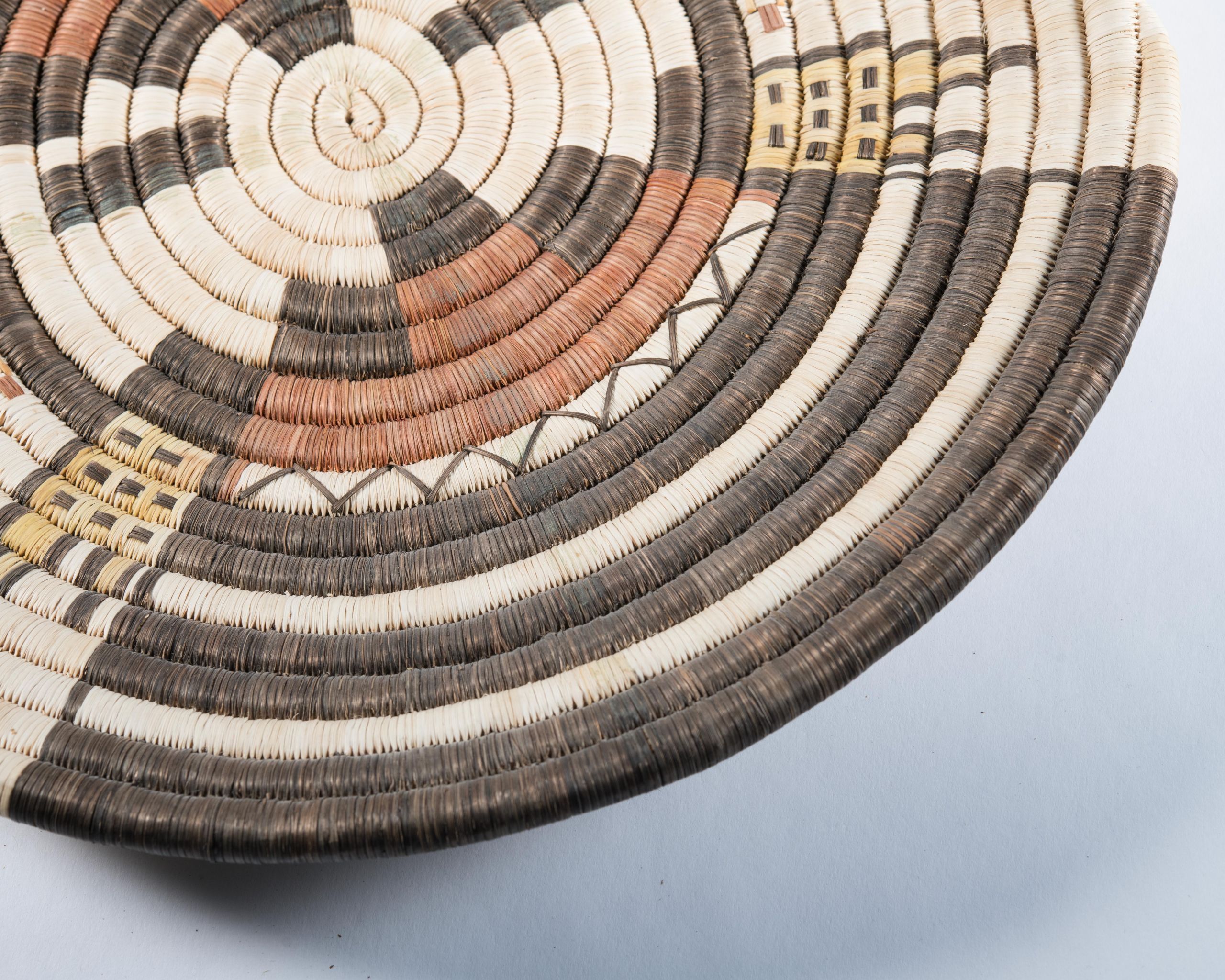 Hopi Coil Plaque with Pahlik Mana Design