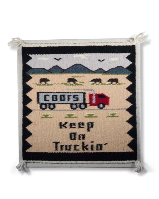 "Keep on Truckin'" Navajo Weaving