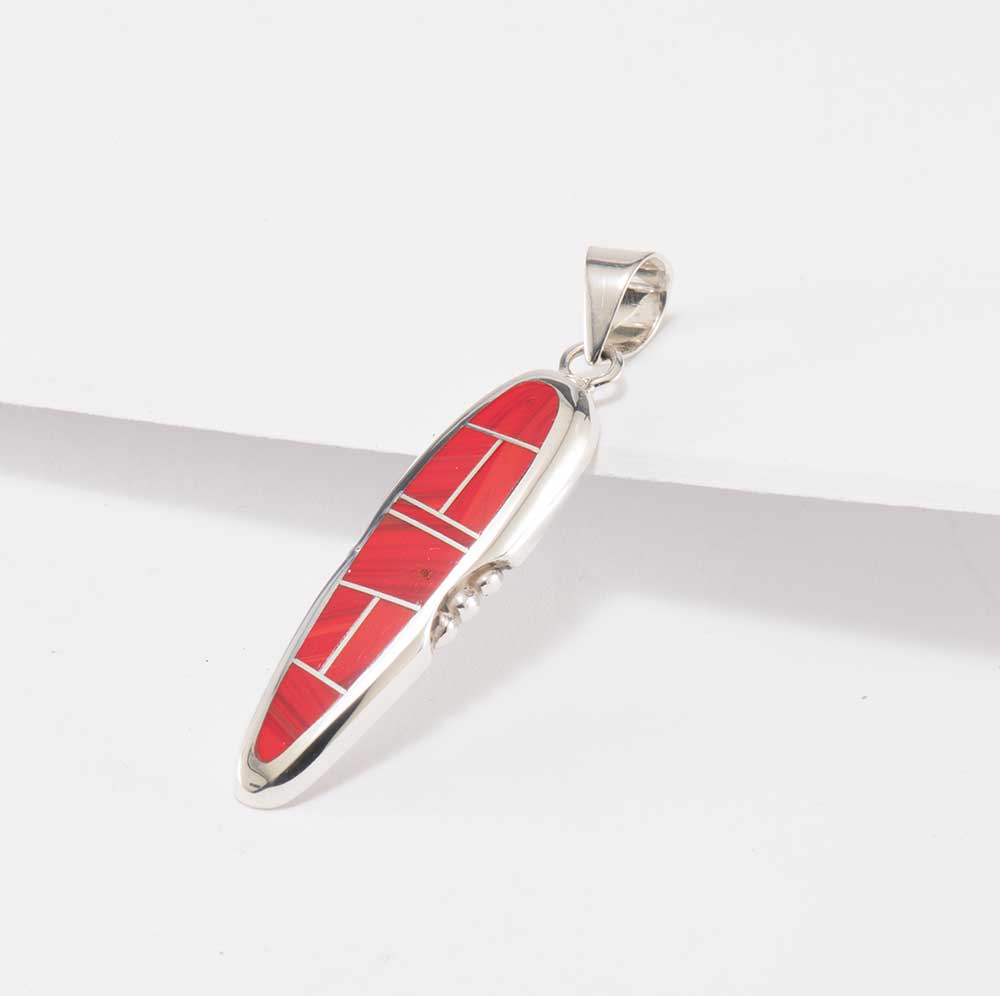 Supersmith Inc Rosarita Collection Drop Inlay Pendant