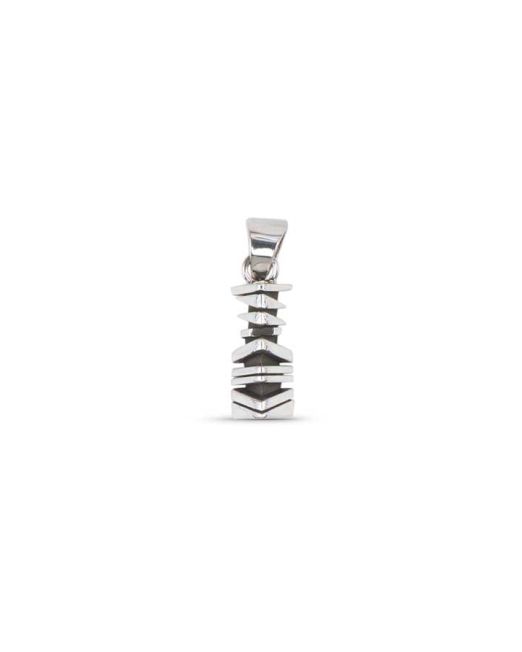 Isaiah Ortiz Hand Cut Sterling Silver Pendant