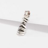 Isaiah Ortiz Hand Cut Sterling Silver Pendant