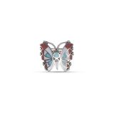 Zuni Inlay Butterfly Pin