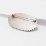 Vintage Navajo Petrified Wood Pin