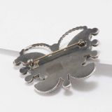 Vintage Zuni Inlay Butterfly Pin