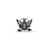 Vintage Zuni Inlay Butterfly Pin/Pendant