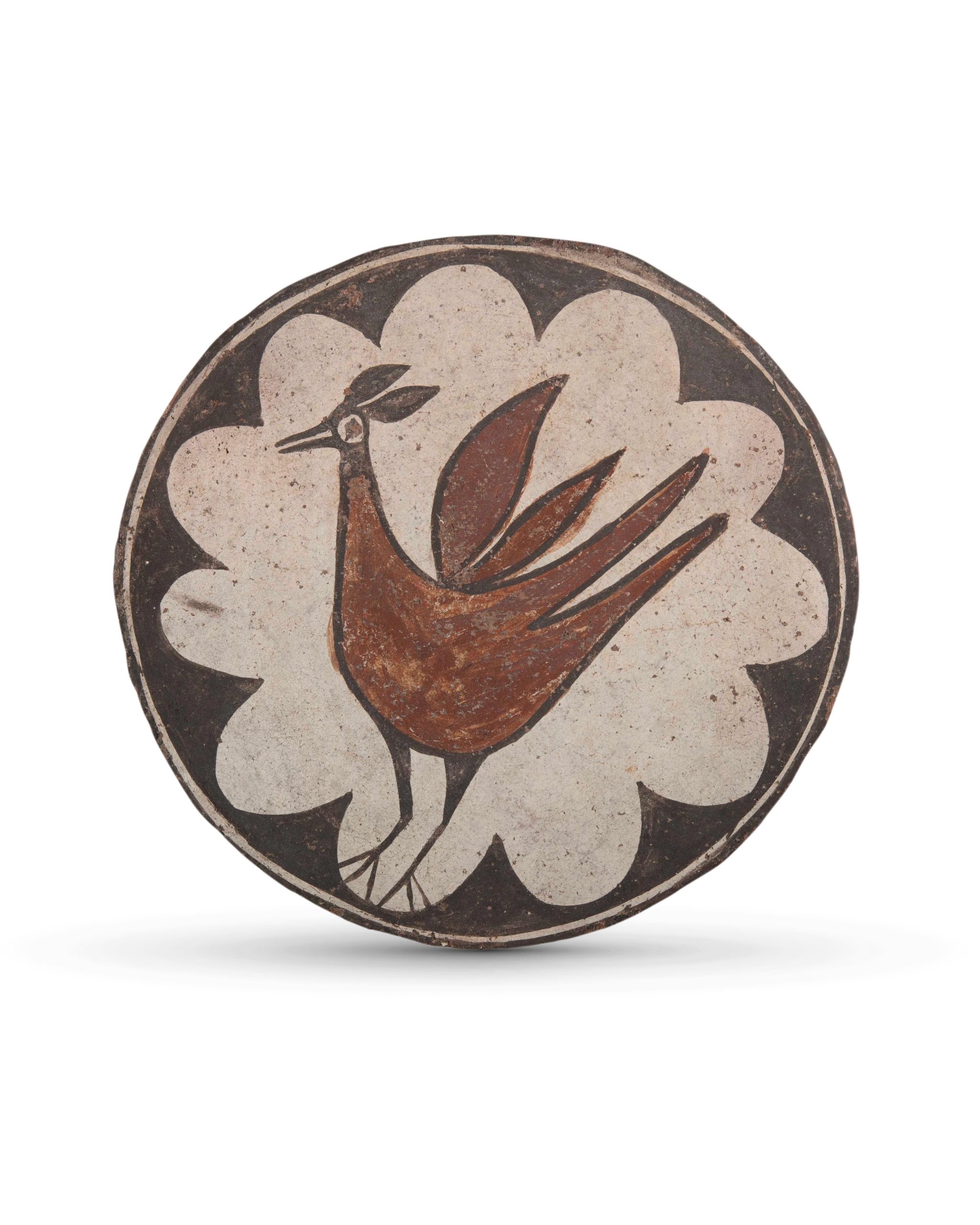 Zia Pueblo Clay Bird Tile