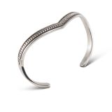 Bruce Morgan Stamped Sterling Silver Sweater Cuff